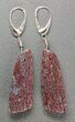 Gorgeous Agatized Dinosaur Bone (Gembone) Earrings #54081-3